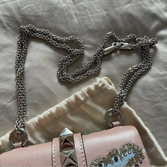 Valentino Glam Lock Rockstud - beaded Cloud shoulder bag, authentic, pristine - Picture 4 of 13